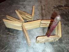 Ancien jouet casse-tête illusion Allemand ou Suisse type " l'echelle de Jacob"