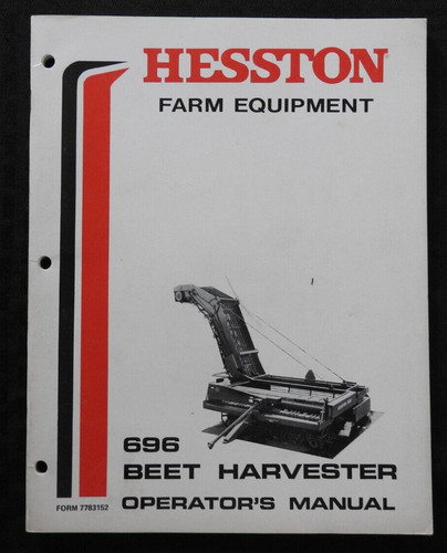 Véritable hesston 696 beet - véritable,