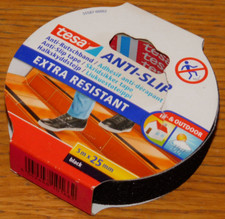 5 mètres x 25mm SCOTCH TESA ANTI SLIP ruban adhésif antidérapant 5M escalier SOL