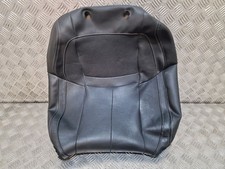 Housse dossier siège avant gauche cuir noir Tekna - Nissan Qashqai II ph.1