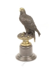 Sculpture Aigle en bronze sur