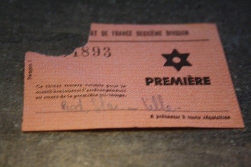 Ancien ticket red star - )),