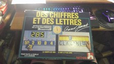 vintage jeu de société DES CHIFFRES ET DES LETTRES complet an 1987