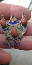 BROCHE KABYLE BERBERE ARGENT