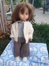 rare poupée ancienne zapf creation vintage, marcheuse, 57 cm no gotz bella