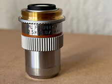 objectif microscope Leica 567010 Pl Fluotar  2,5x 0,07