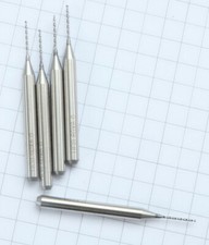 5x TCT UC0.6X8.0 foret perçage PCB Diam 0.60mm Long 8mm Queue 3.175mm. Lot de 5