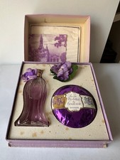 ANCIEN ET RARE COFFRET BERDOUS PARFUM VIOLETTE DE TOULOUSE