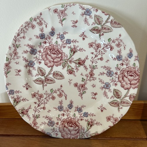 Rose chintz dinner plate - rose,