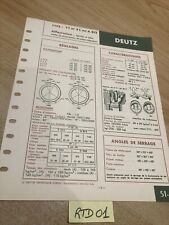 Fiche technique moteur diesel