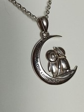 Jolie Chaîne Argent 925 Et Pendentif Inséparables