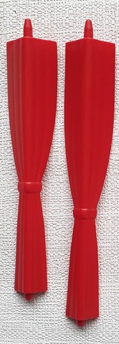 Lot rideaux rouges pour - 2,