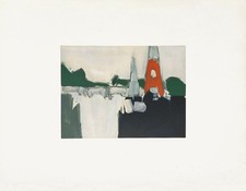 Nicolas de Stael - Lithographie imprimée chez Mourlot 1974 50x65 cm Levy collect