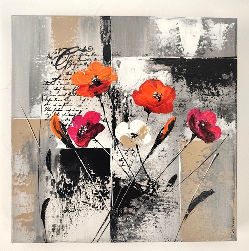 Tableau abstrait coloré sur - coloré,