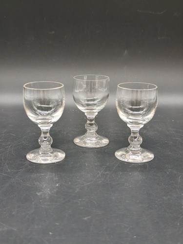 Lot verres pied anciens - pied,