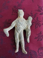 Bronze Romain Antique Archéologie Mercure Fibule 