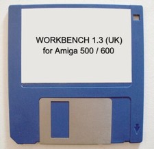 WORKBENCH 1.3 (UK) for Commodore AMIGA 500, 500+, 600 / disquette floppy disk