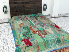 Ancien couvre-lit patchwork