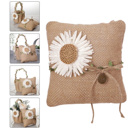 Coussin anneaux alliance - anneaux,