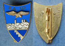 BASE AÉRIENNE 123, ORLEANS, AIR - DELSART A654, ÉPINGLE SERTIE