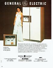 Publicité Advertising 109 1979  General Electric  frigidaire américain NO Frost*