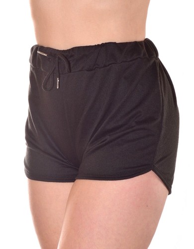 Short noir uni décontracté - uni,