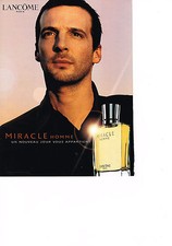 PUBLICITE ADVERTISING  2000   MIRACLE   parfum pour homme de LANCOME