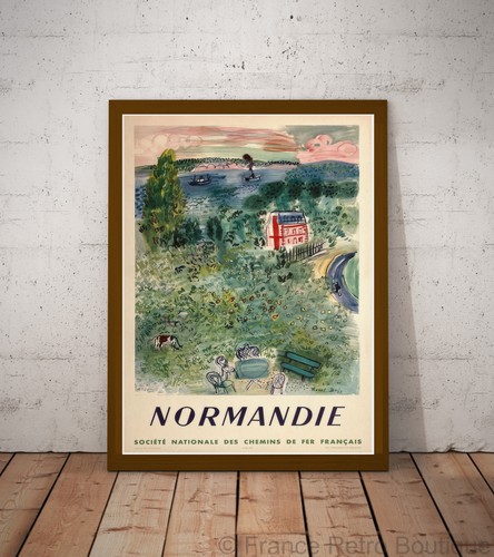 Poster affiche normandie - poster-affiche,