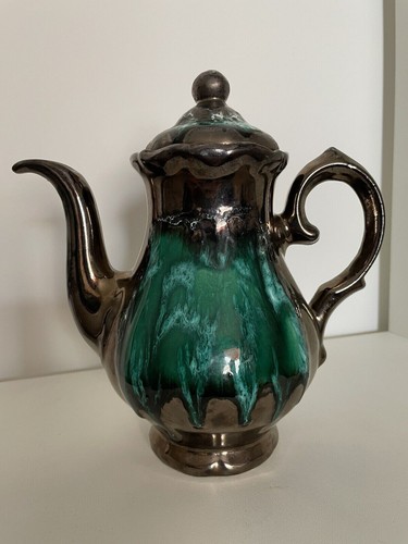 Théière ancienne couleur - théière,