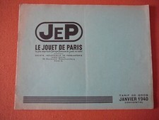 Catalogue JEP janvier 1940 avec courrier sur les évènements = défense nationale