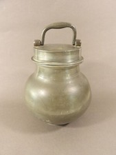 Pot à bouillon en étain Exposition universelle Paris 1875 potier LUCOTTE