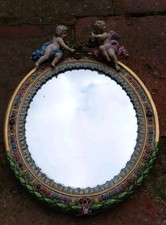 Miroir Cadre Porcelaine