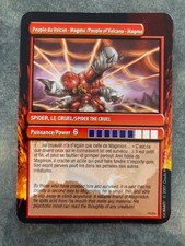 Carte GORMITI - SPIDER LE CRUEL - PEUPLE DU VOLCAN