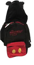 Disney Mickey Mouse Backpack W/ Mickey Ears Hat Hoodie New with tag