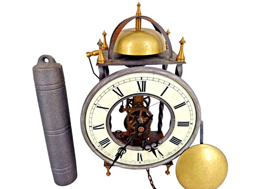 Horloge murale squelette - horloge,