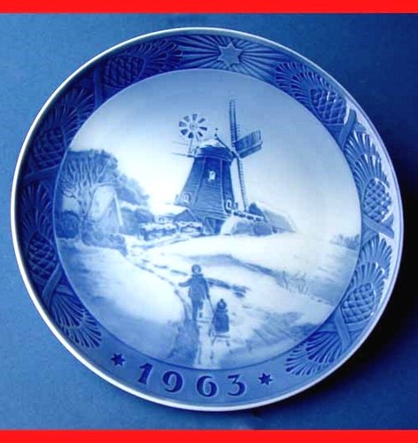 Noël assiette 1963 royal - noël,