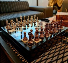 Jeu d'échecs de luxe avec