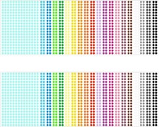 40 feuilles d'autocollants