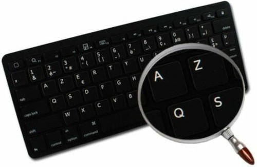 Autocollants clavier azerty - autocollants,