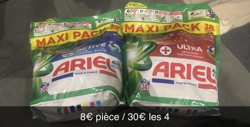 Neuf capsules ariel en - ariel, 4-en-1