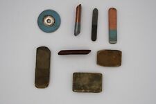 Matériel Scolaire Ancien, Lot de 8 Gommes