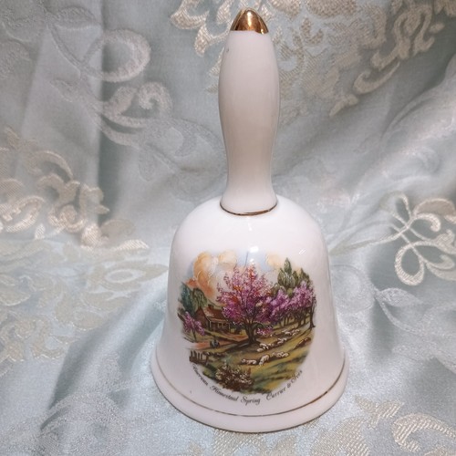 Cloche porcelaine décor - porcelaine,