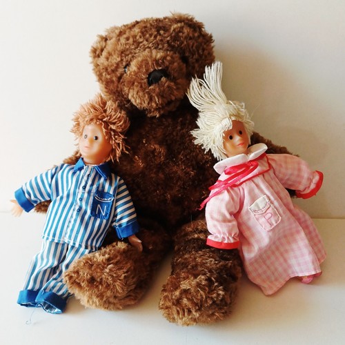 Peluche poupee nounours - peluche,