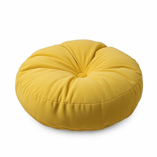 Coussin rond moelleux tapis - coussin,