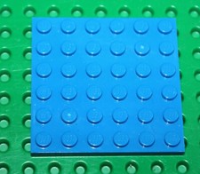 Lego Blue Plate 6x6 ref