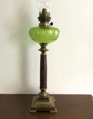 Ancienne lampe pétrole en - lampe,