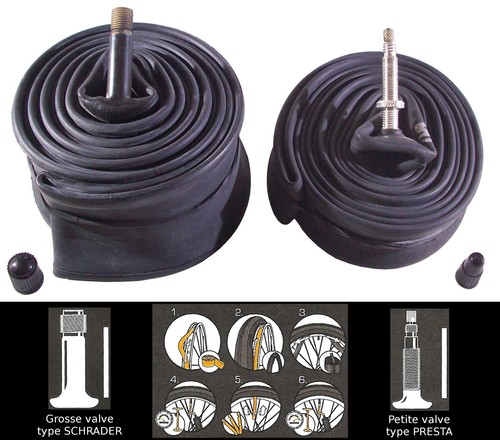 Chambre air velo presta - a,