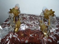 Rare paire d' anciennes lampes