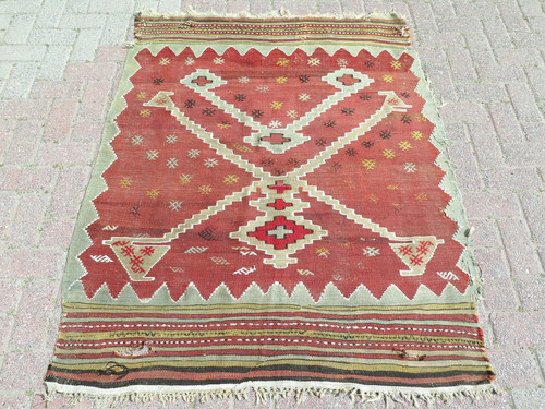 Tapis ancien turc - , laine