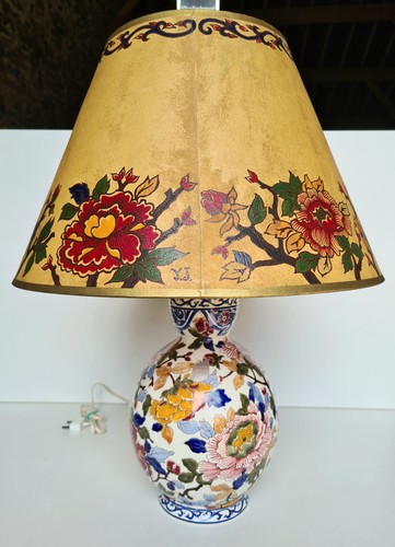 Lampe faïence gien - de, modèle